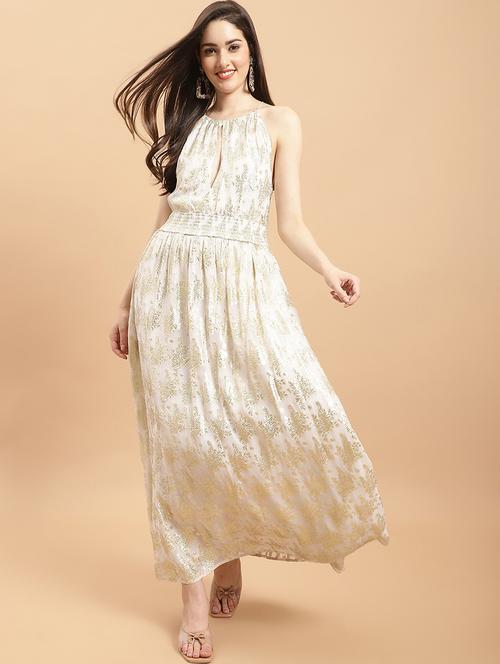 women's fit & flare floral dress - 20029641 -  Standard Image - 0