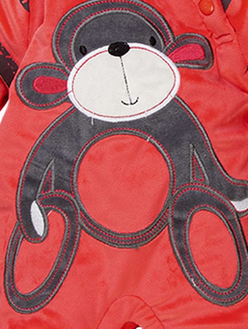 kids hooded romper - 20030677 - Standard Image - 1