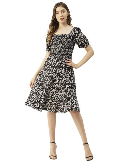 women's tiered dress printed dress - 20031223 -  Standard Image - 0