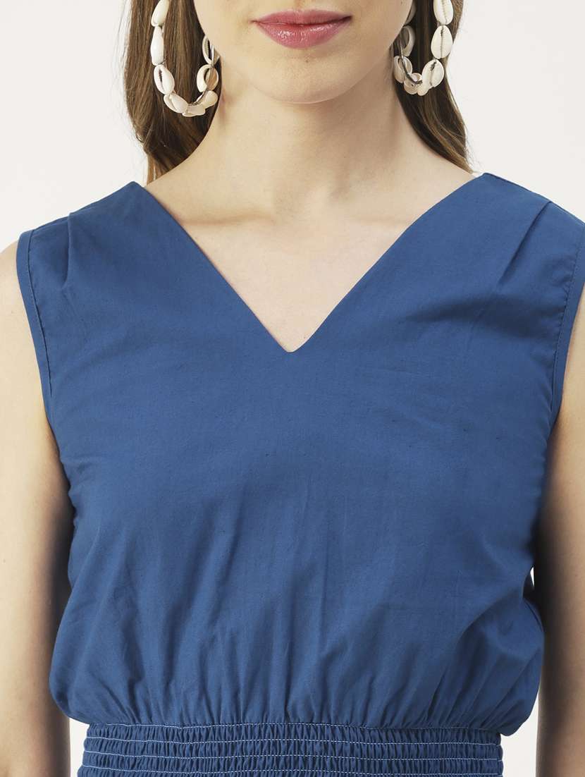 women's tiered dress solid dress - 20031227 -  Standard Image - 4