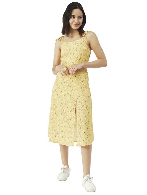 women's micro print dress - 20031230 - Standard Image - 0