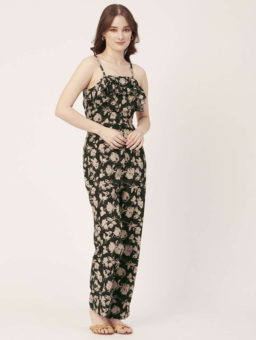 cami neck printed full leg jumpsuit - 20031238 -  Standard Image - 1