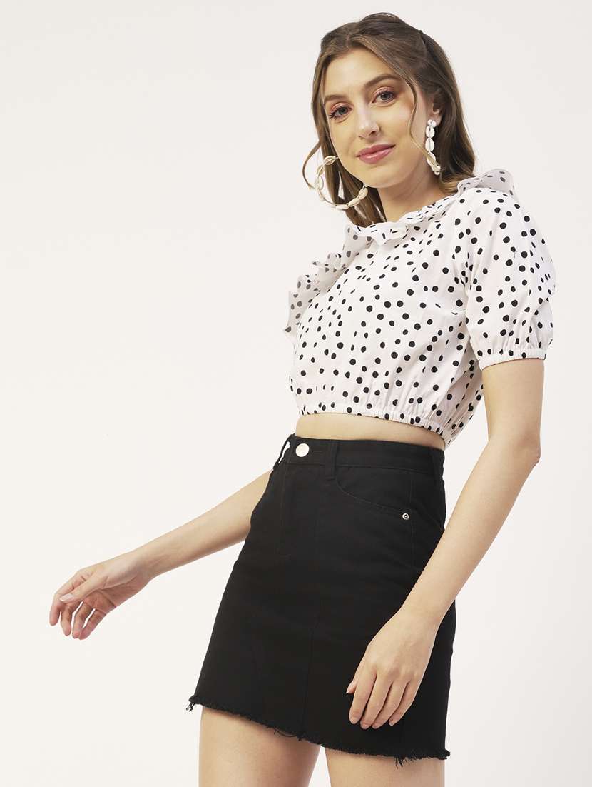 women's blouson single shoulder top - 20031287 -  Standard Image - 1