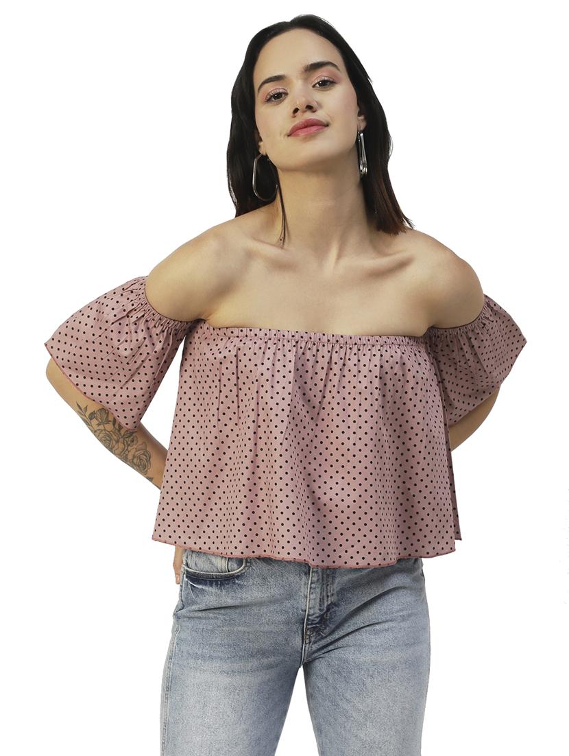 women's crop off shoulder top - 20031291 -  Zoom Image - 0