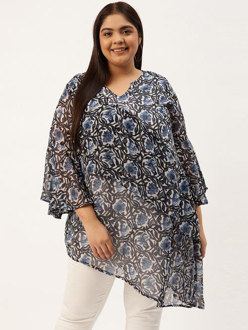 women's asymmetric notch neck top - 20031529 -  Standard Image - 0