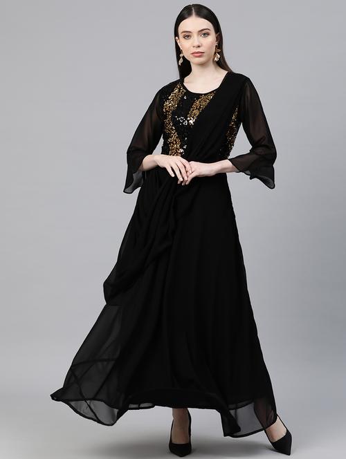women's layered maxi dress - 20031598 - Standard Image - 0
