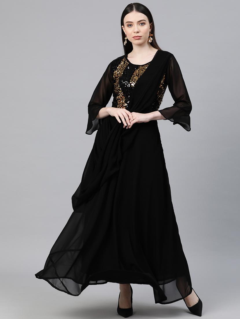 women's layered maxi dress - 20031598 - Zoom Image - 0