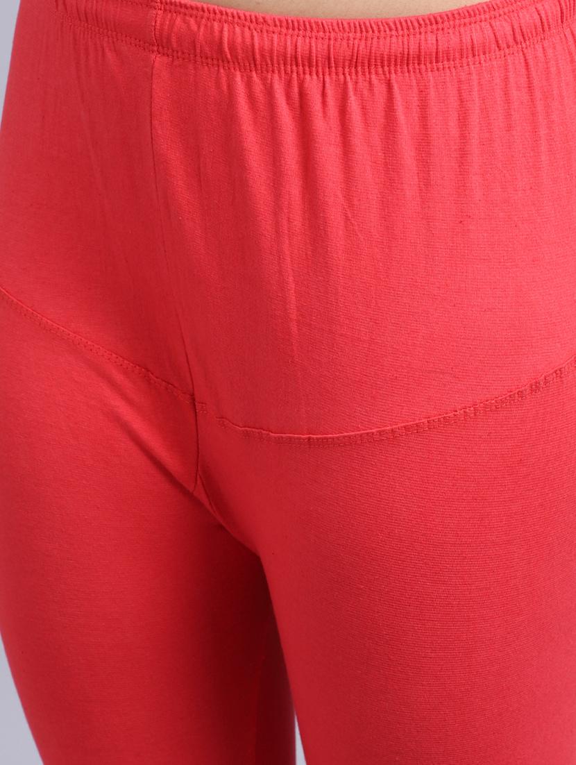 orange cotton lycra leggings - 20031656 - Standard Image - 4