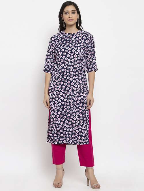 women's straight kurta - 20031731 - Standard Image - 0