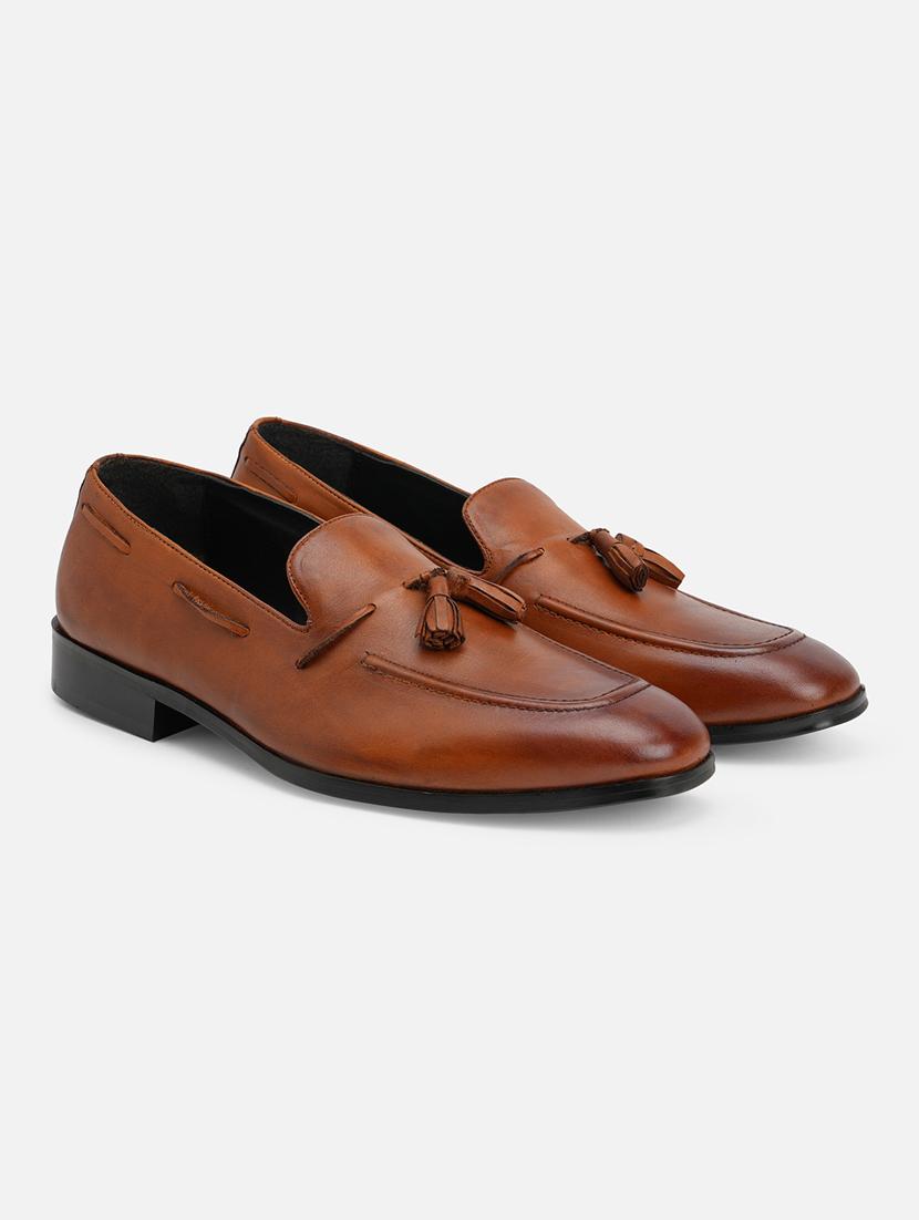 men slip on tassel detailed loafers - 20033006 - Standard Image - 1