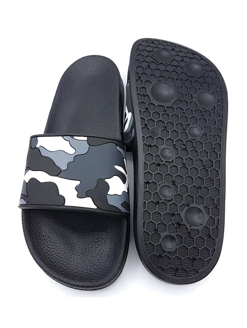 black eva slip on flip flops - 20033127 -  Standard Image - 4