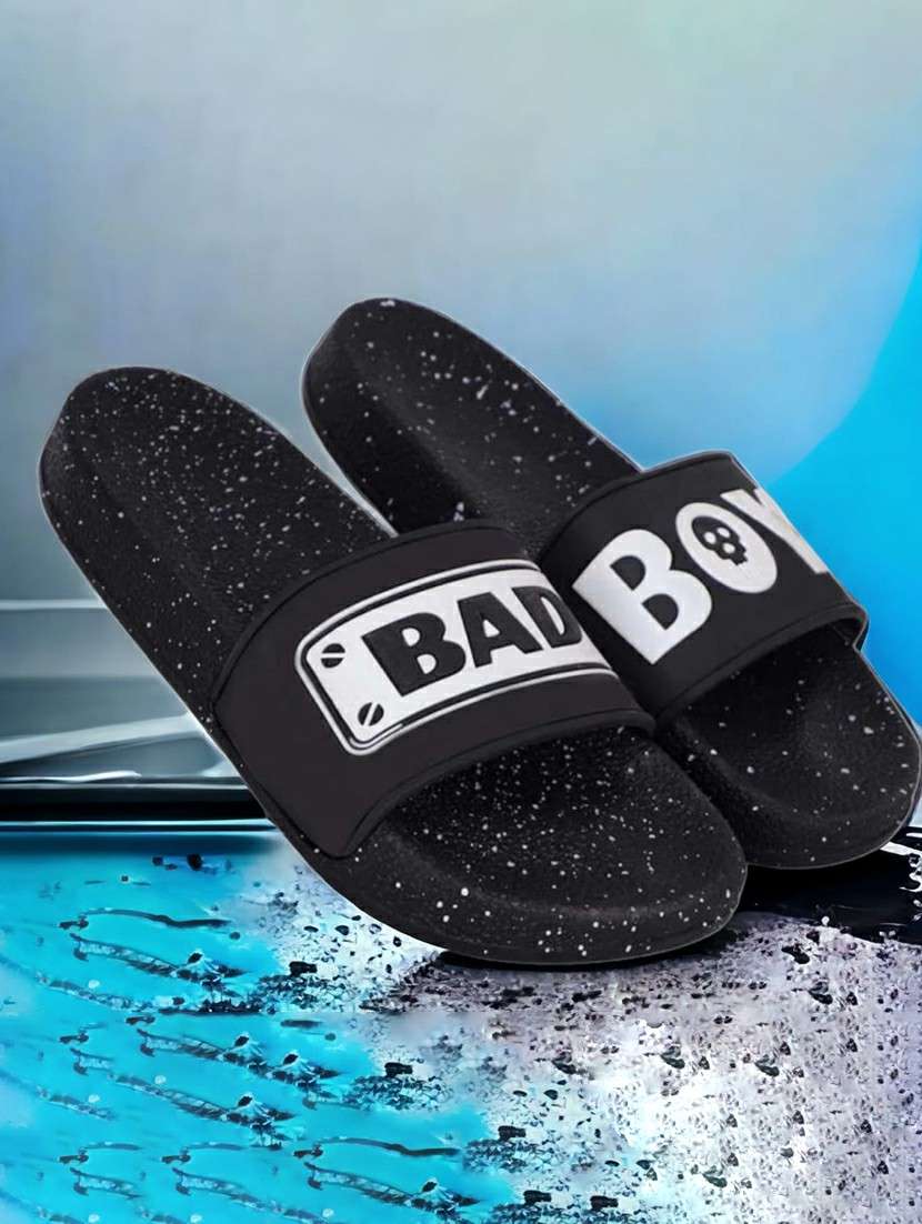 black eva slip on flip flops