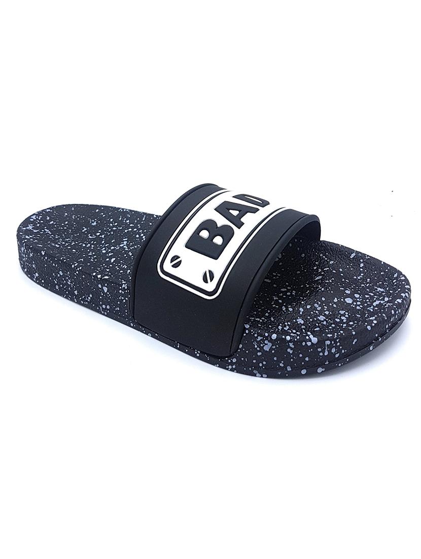 black eva slip on flip flops - 20033128 - Standard Image - 1