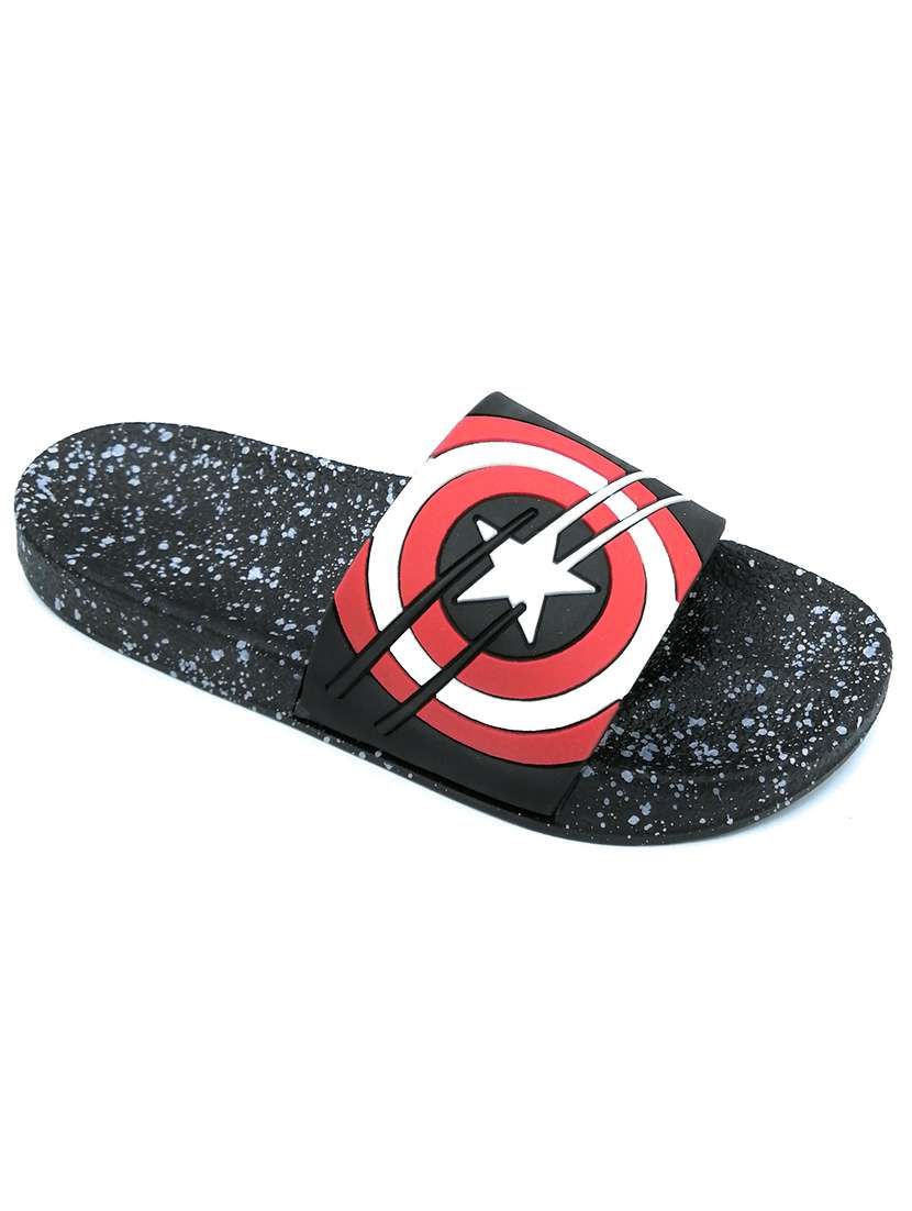 black eva slip on flip flops - 20033130 -  Standard Image - 1