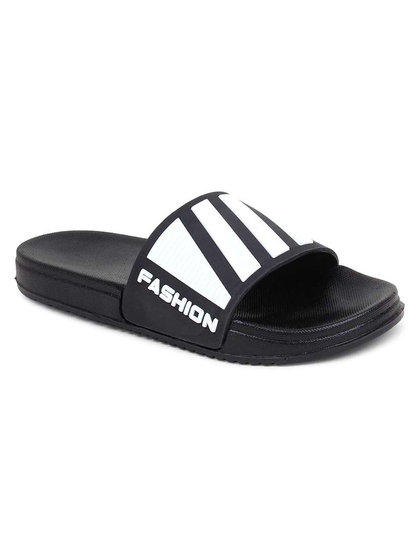 black eva slip on flip flops - 20033132 -  Standard Image - 1