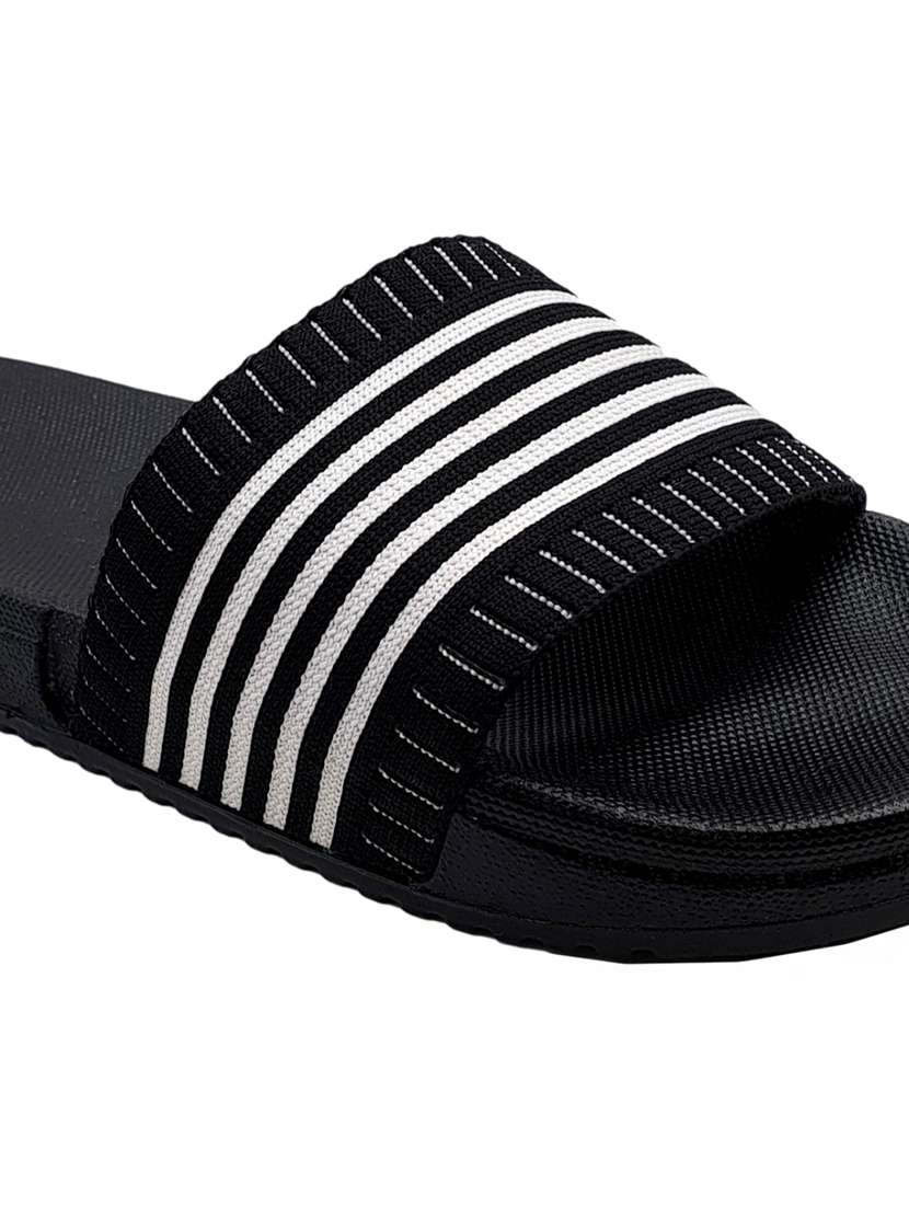 black eva slip on flip flops - 20033165 -  Standard Image - 4