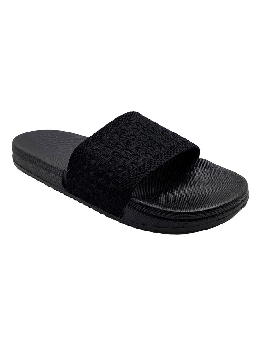 black eva slip on flip flops - 20033173 - Standard Image - 1