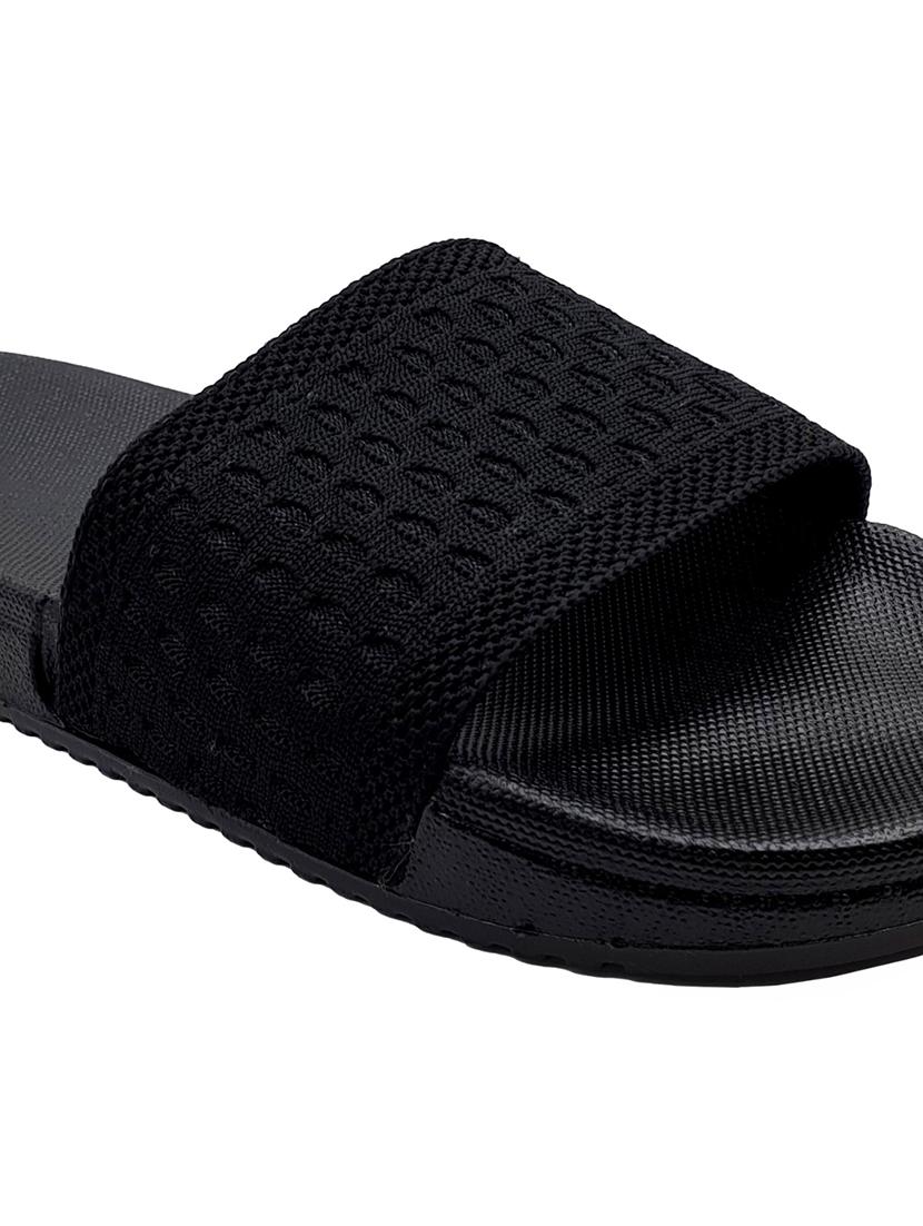 black eva slip on flip flops - 20033173 - Standard Image - 4