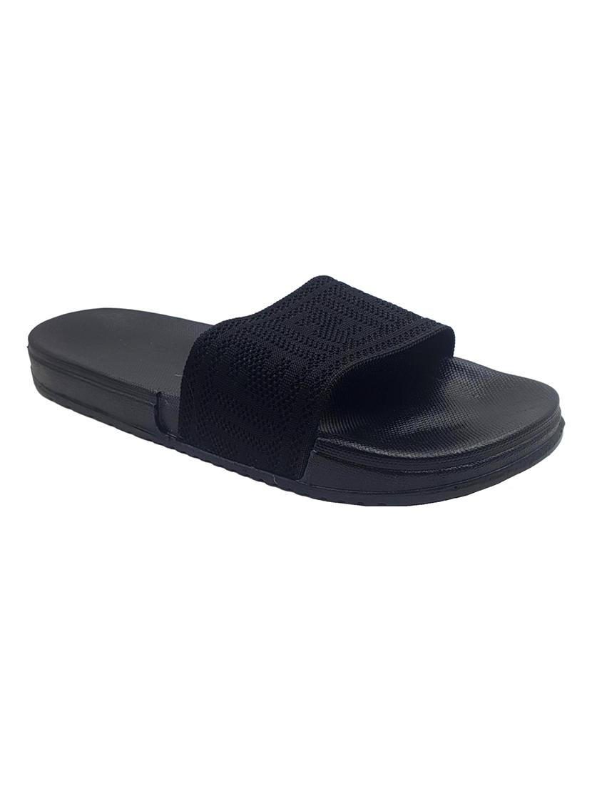black eva slip on flip flops - 20033182 -  Standard Image - 1