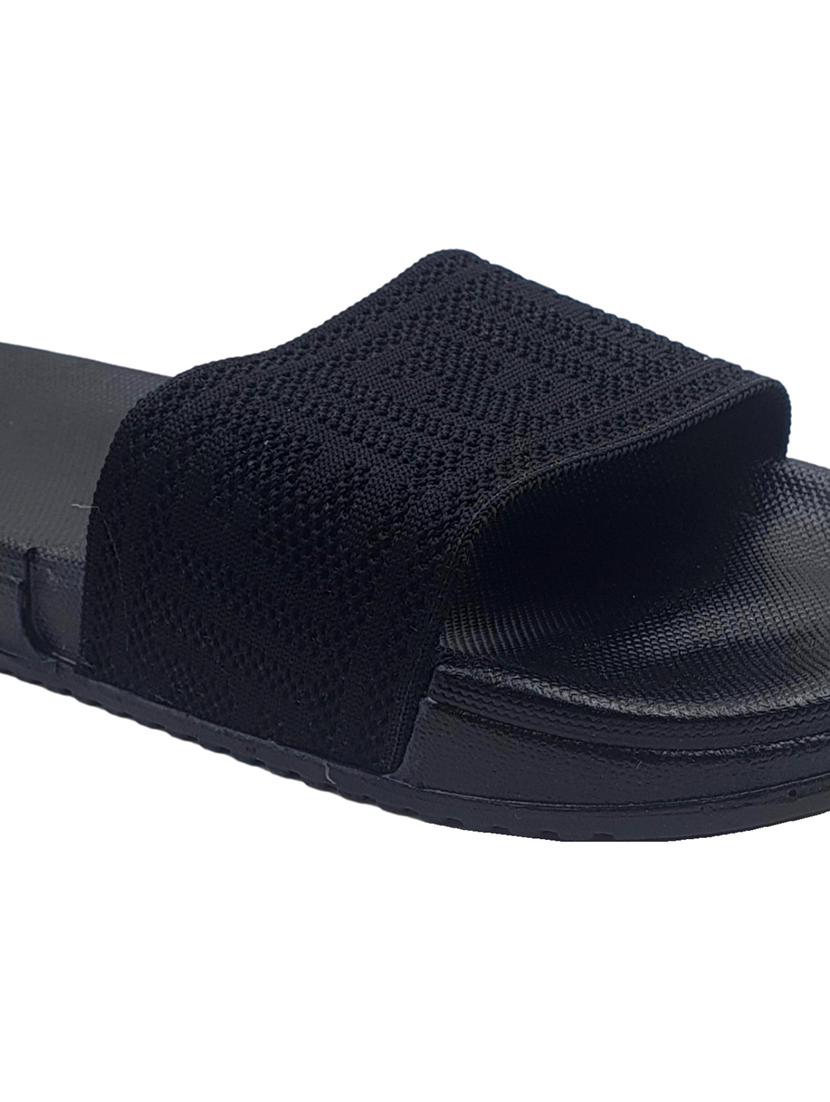 black eva slip on flip flops - 20033182 - Standard Image - 4