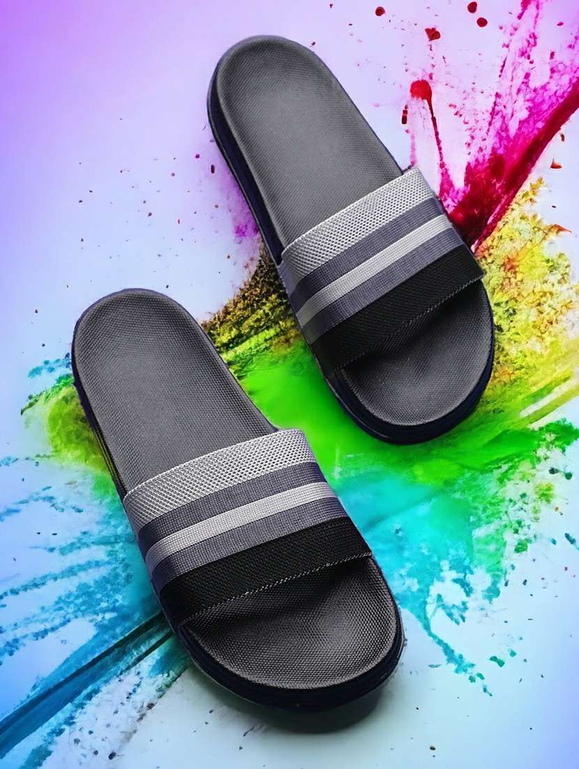 grey eva slip on flip flops