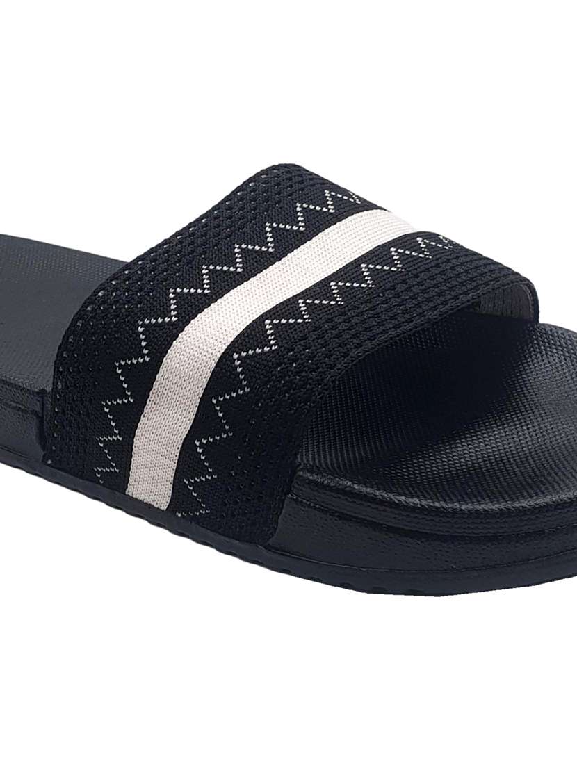 black eva slip on flip flops - 20033191 -  Standard Image - 4