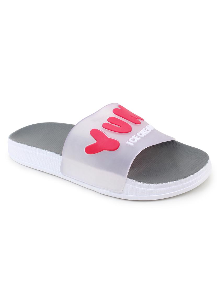 pampys angel transparent flip flop for women - 20033277 -  Standard Image - 1