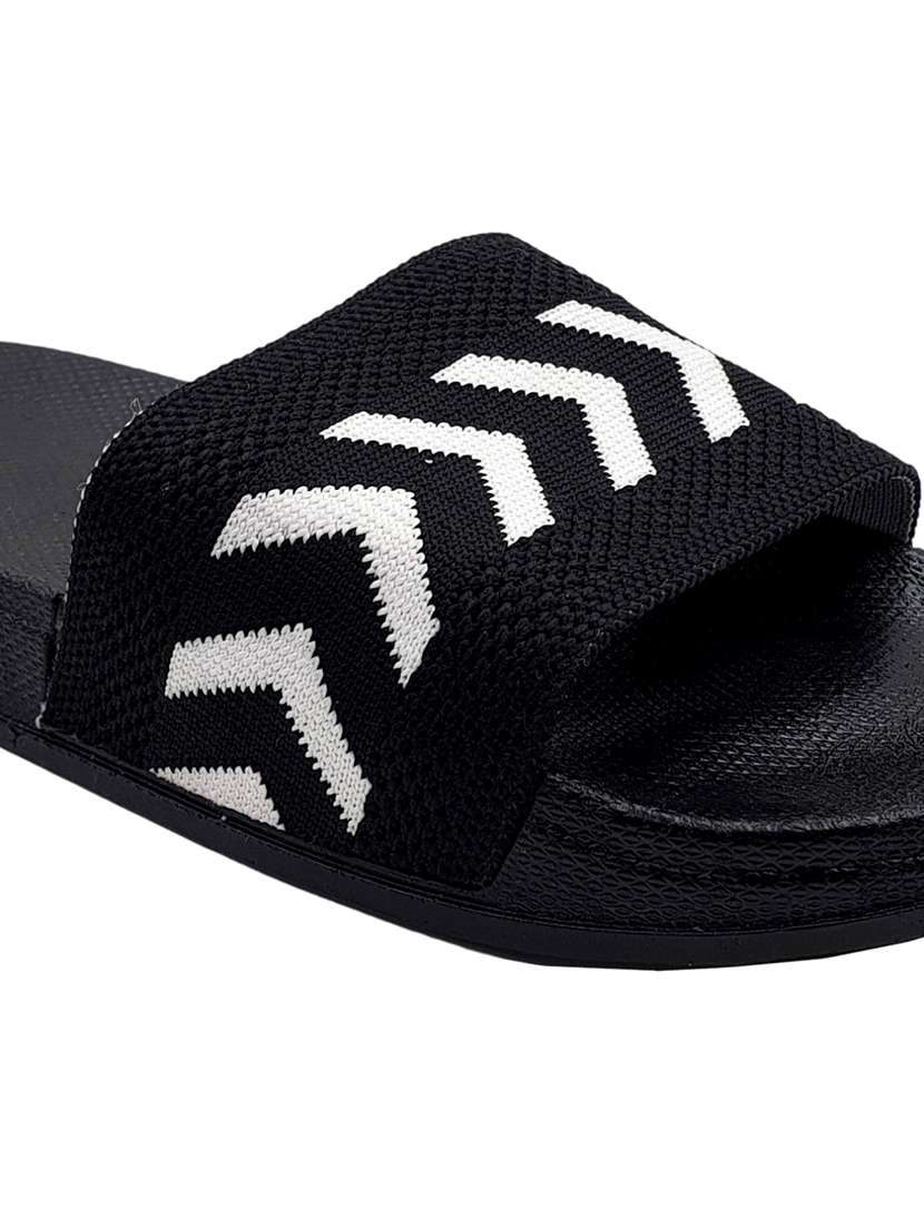 fly-big-arrow black flip flop for women - 20033311 -  Standard Image - 4