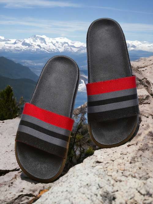 fly-stripes black flip flop for women - 20033329 - Standard Image - 0