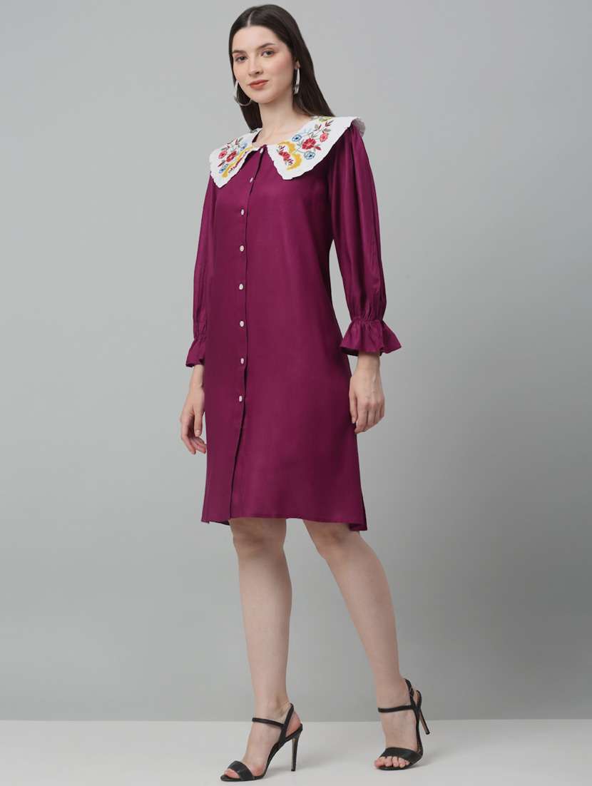 women's  knee length dress - 20035626 -  Standard Image - 1