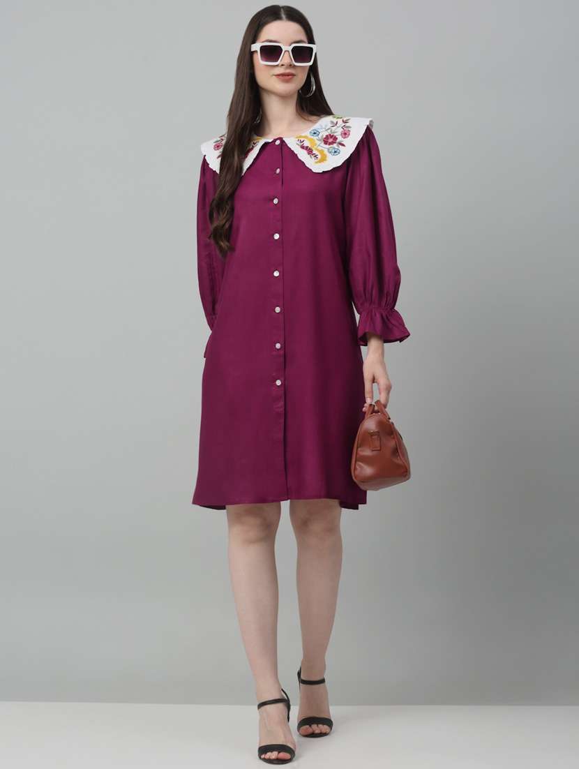 women's  knee length dress - 20035626 -  Standard Image - 4