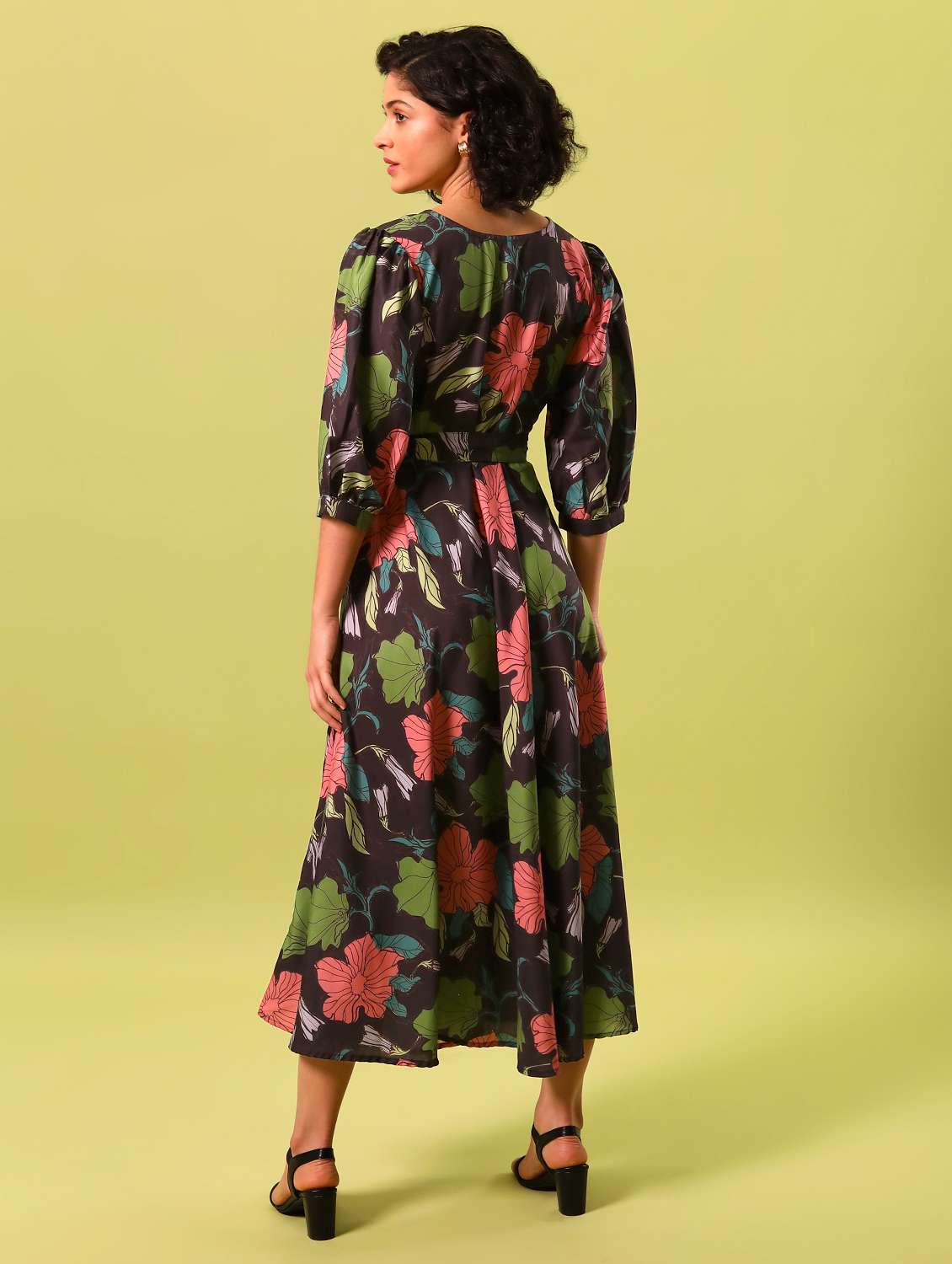 Women's Fit & Flare Floral Dress