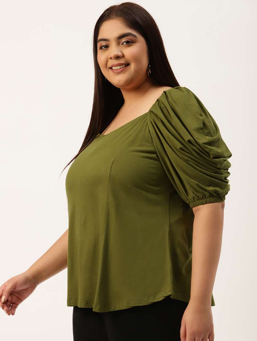 women's straight sweetheart neck top - 20039039 -  Standard Image - 1