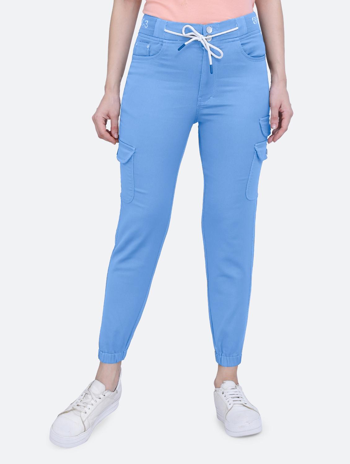 high rise ankle length solid jeggings - 20039162 -  Zoom Image - 0