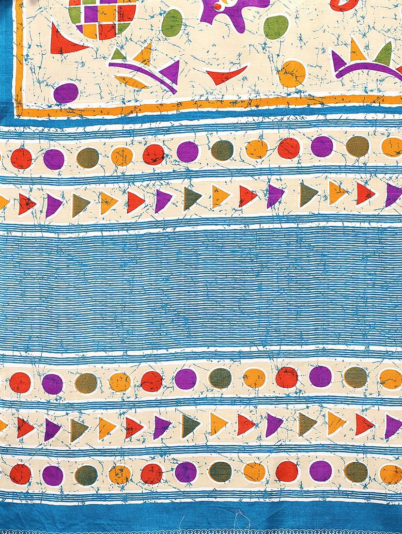 blue silk blend mysore saree with blouse - 20039331 - Standard Image - 4