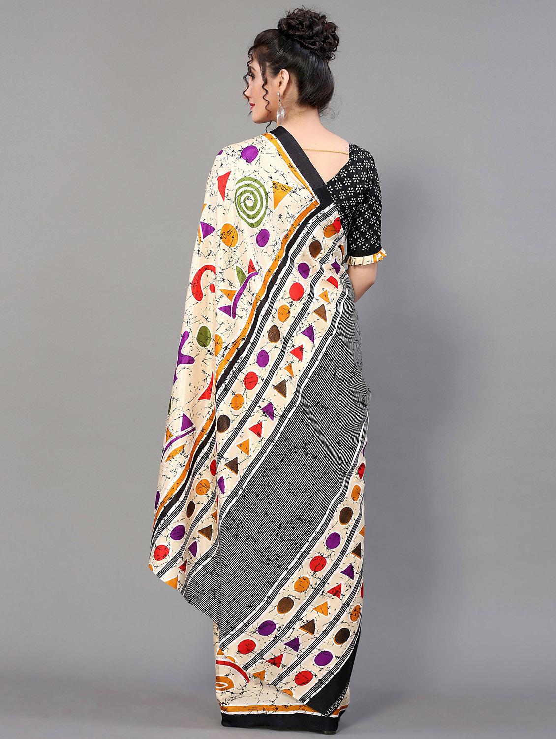 beige mysore silk saree - 20039340 - Standard Image - 1