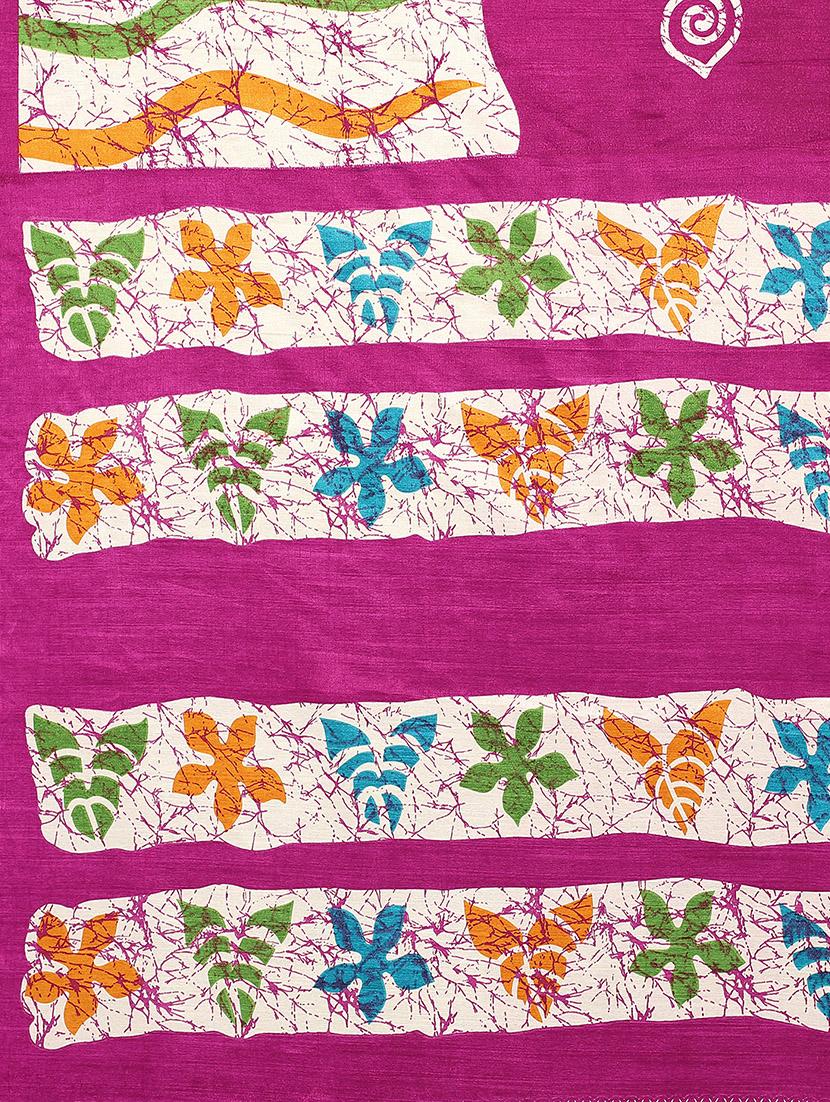 purple silk blend mysore saree - 20039344 - Standard Image - 4