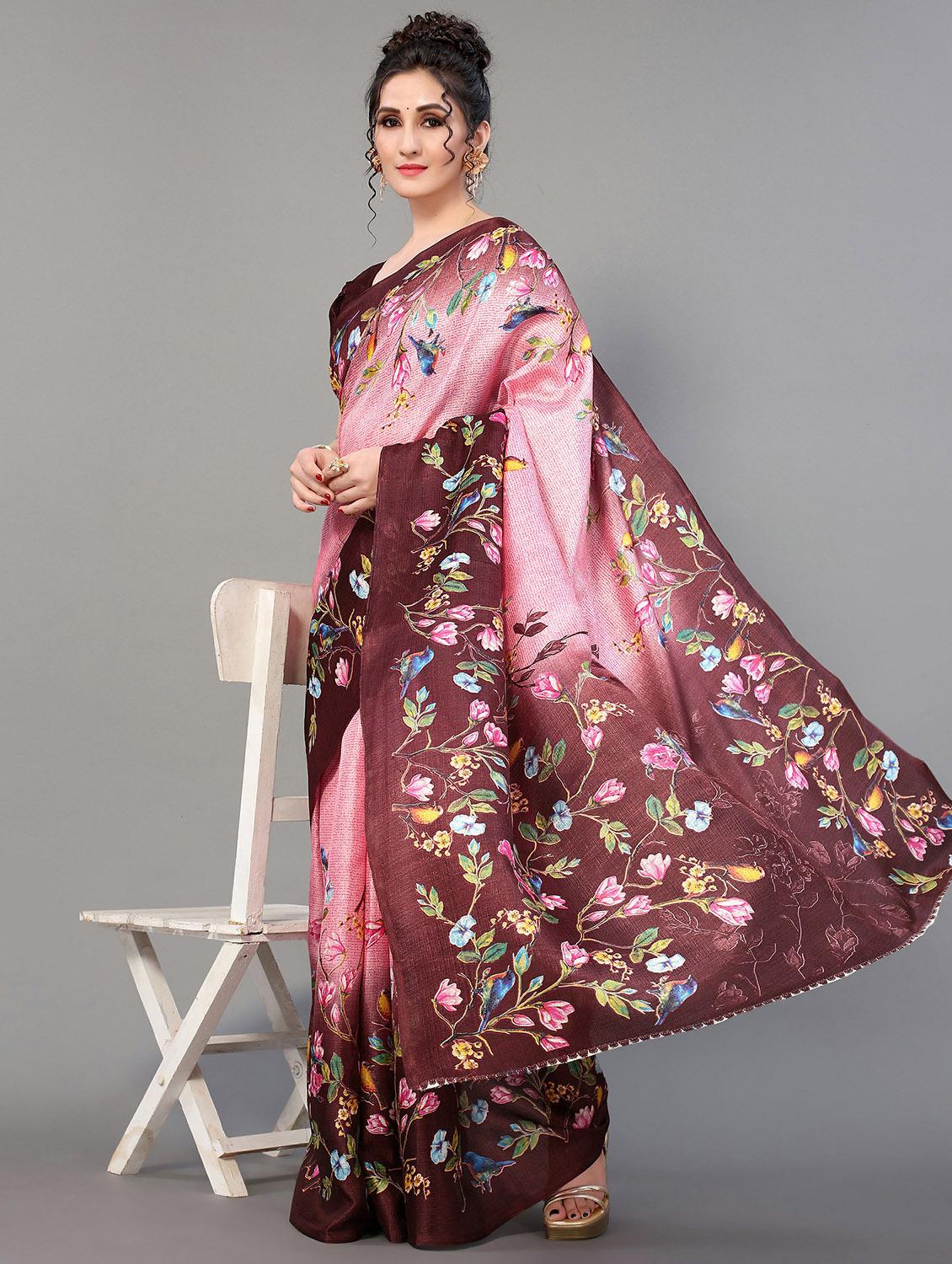 pink mysore silk saree - 20039407 -  Standard Image - 1