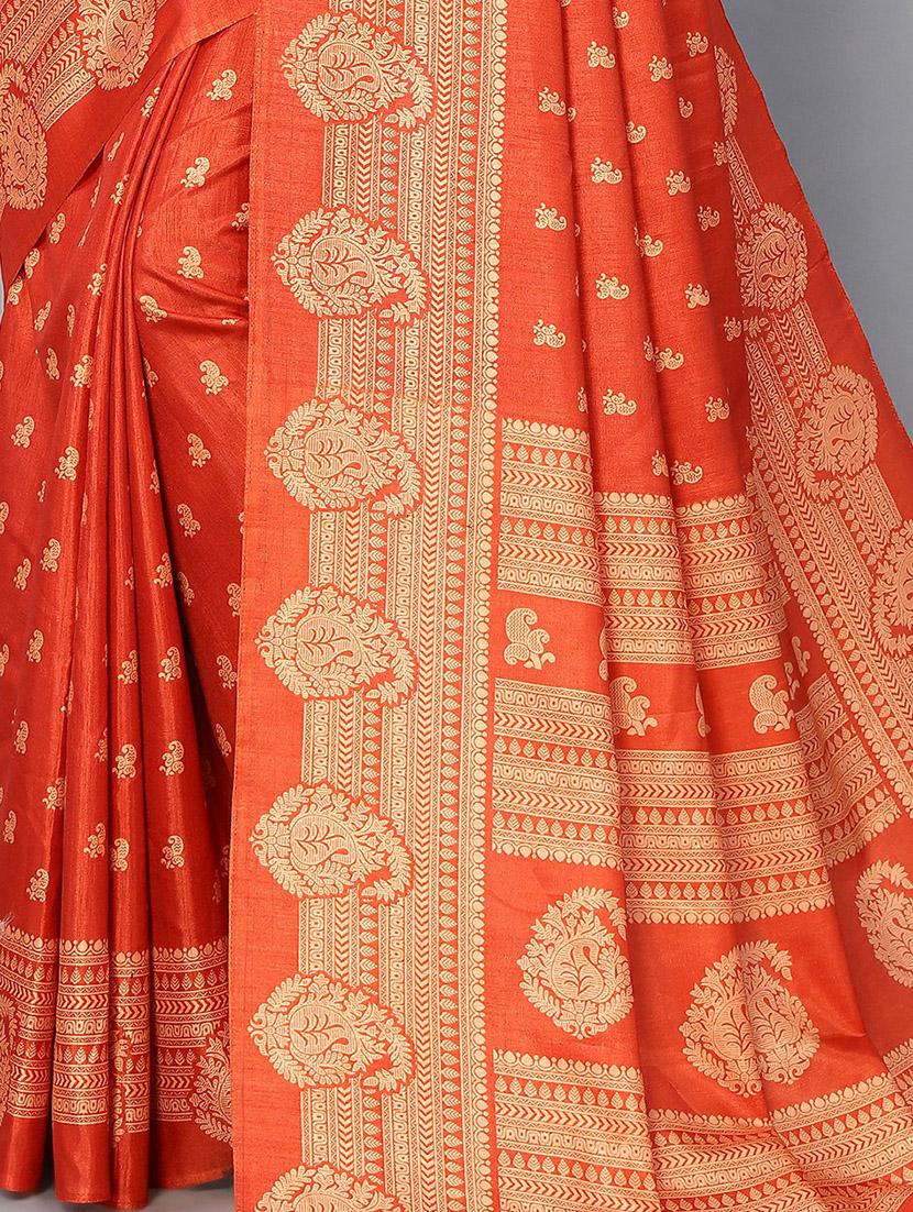 paisley design mysore silk saree with blouse - 20039602 - Standard Image - 4