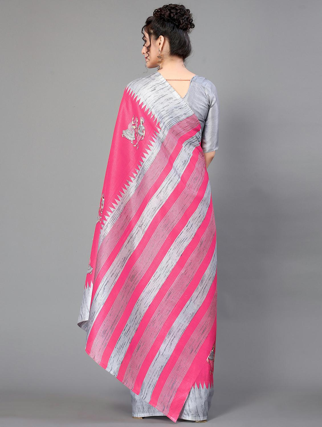 conversational mysore silk saree with blouse - 20039627 - Standard Image - 1