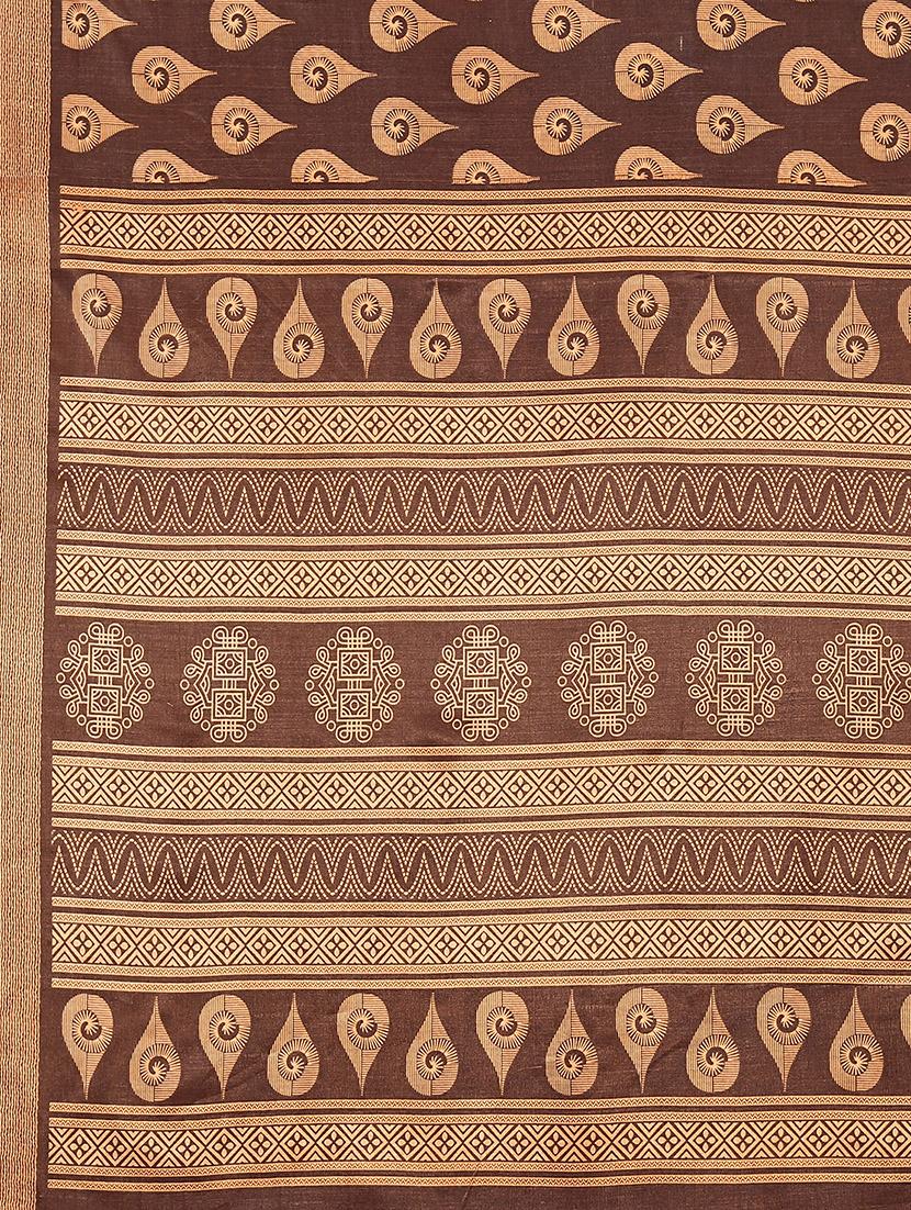 self design mysore silk saree with blouse - 20039641 - Standard Image - 4