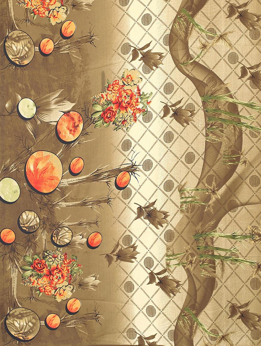 printed saree with blouse - 20039684 - Standard Image - 4