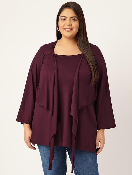 women's layered square neck top - 20040357 -  Standard Image - 0
