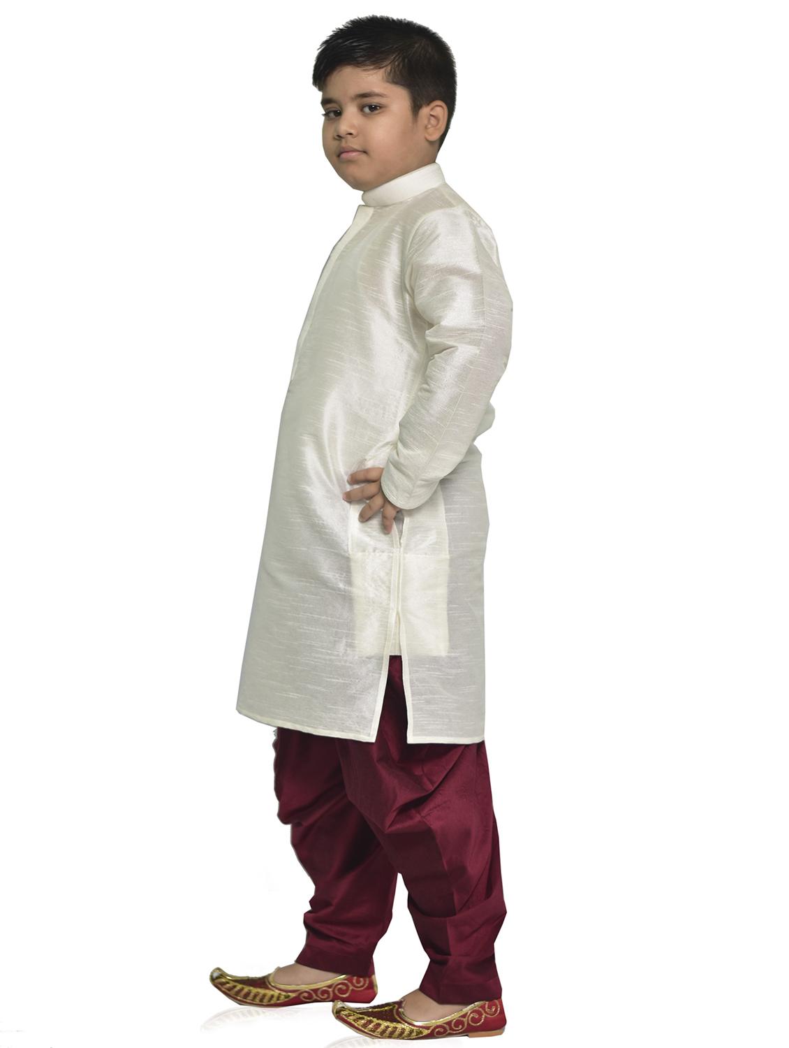 multi colored cotton kurta salwar set - 20040410 -  Standard Image - 1