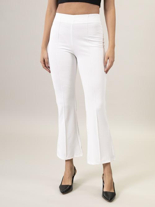 mid rise solid bootcut trouser - 20040452 -  Standard Image - 0