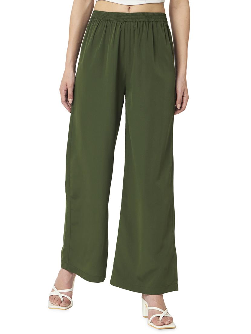 solid regular straight trouser - 20041529 - Zoom Image - 0
