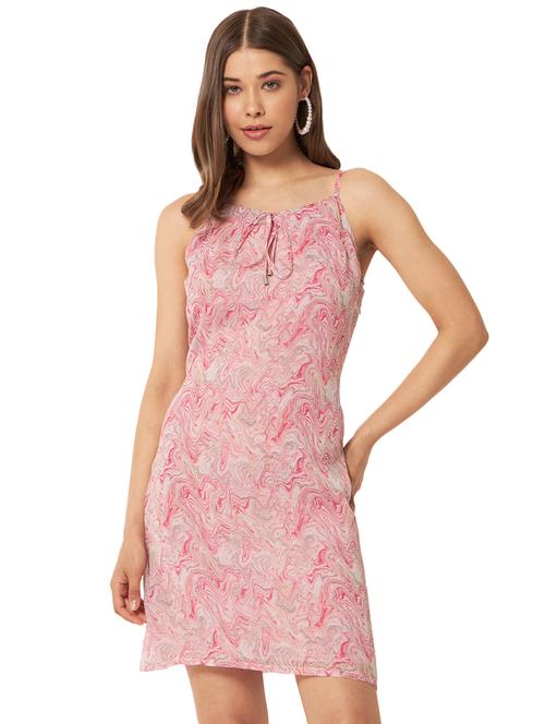 women's shift abstract dress - 20044240 - Standard Image - 0