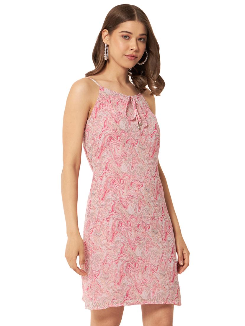 women's shift abstract dress - 20044240 - Standard Image - 1