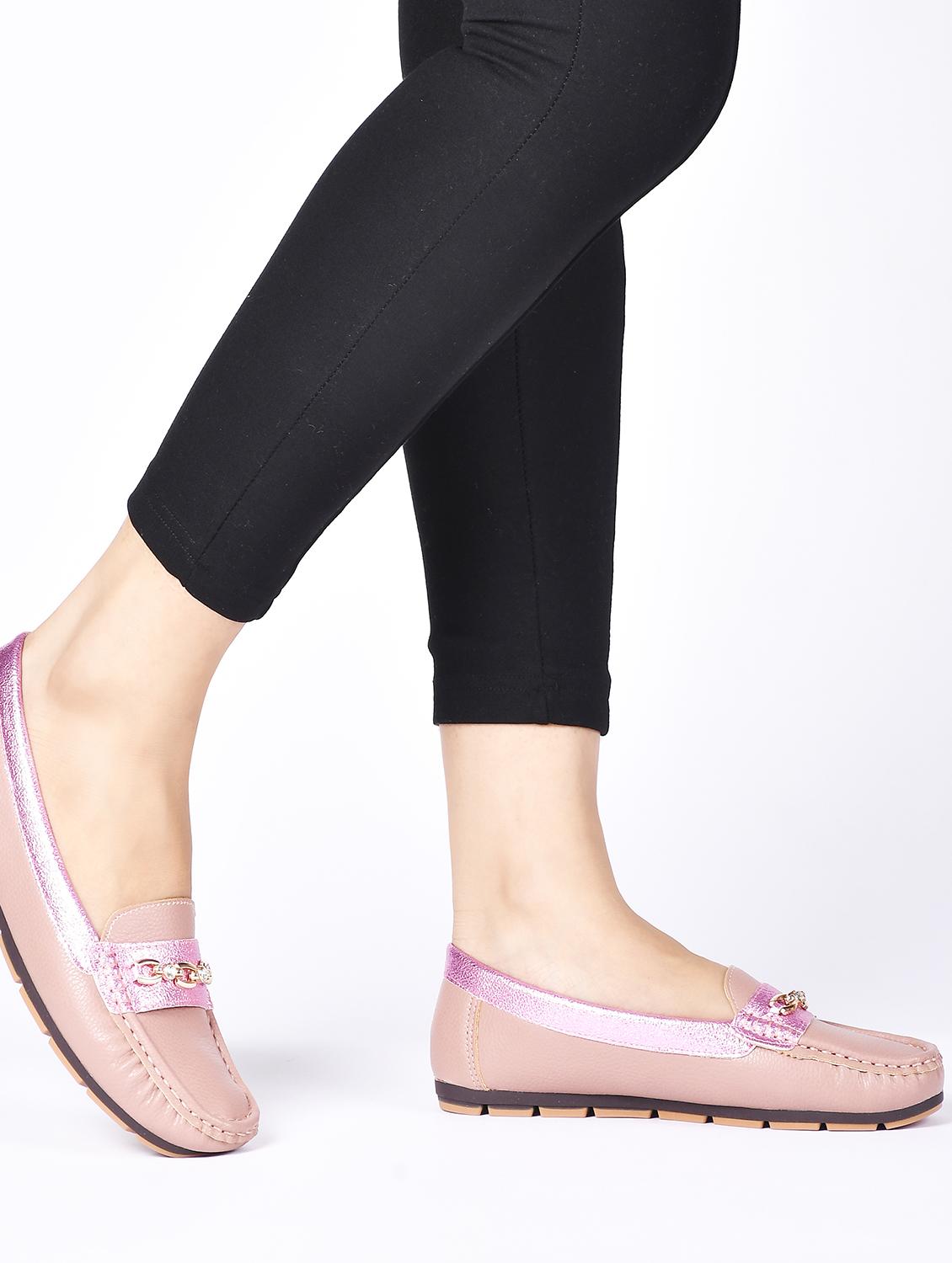 peach slip on loafer - 20045279 -  Standard Image - 1