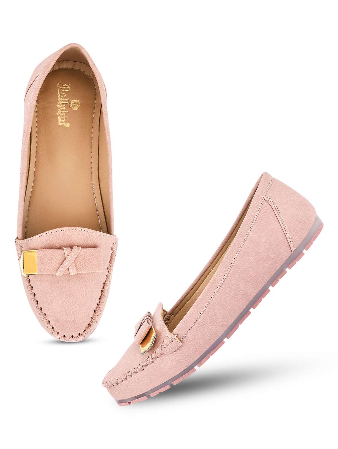 peach slip on loafer - 20045305 - Standard Image - 4